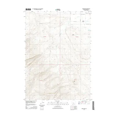 2015 Map of Wind River, 2015 Print