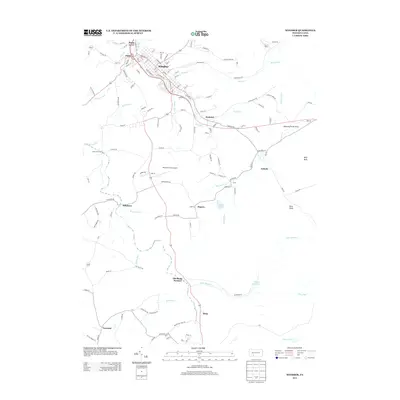 2013 Map of Windber, 2013 Print