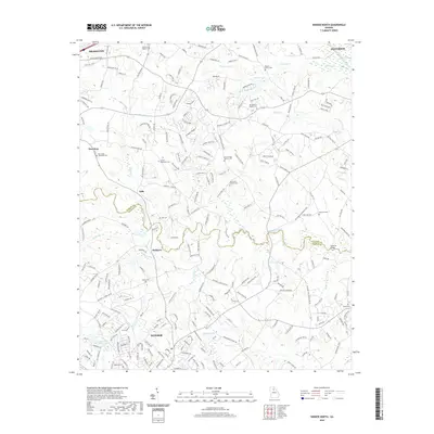 2020 Map of Winder North, 2020 Print