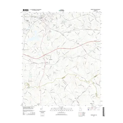2014 Map of Winder South, 2014 Print