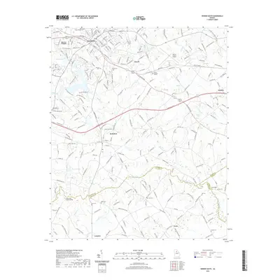 2020 Map of Winder South, 2020 Print