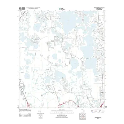 2012 Map of Windermere, 2012 Print