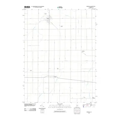 2010 Map of Windfall, 2010 Print