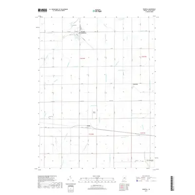 2019 Map of Windfall, 2019 Print