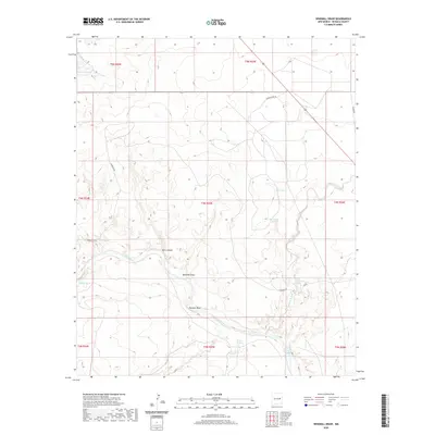 2020 Map of Windmill Draw, 2020 Print