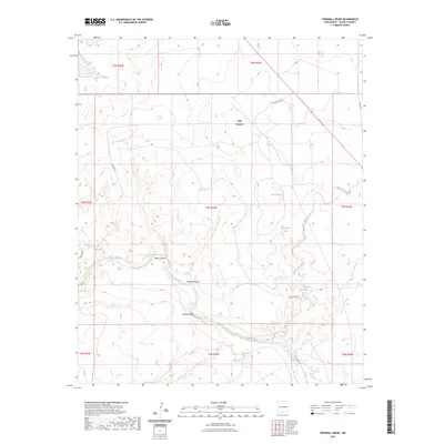 2023 Map of Windmill Draw, 2023 Print