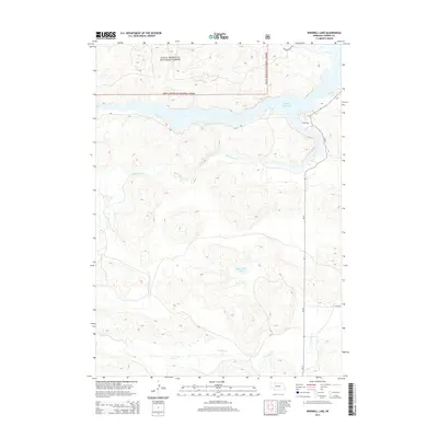 2014 Map of Windmill Lake, 2014 Print