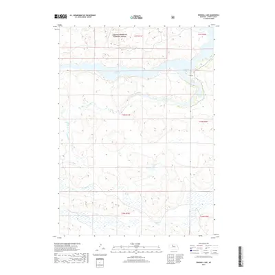 2017 Map of Windmill Lake, 2017 Print