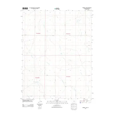 2013 Map of Windmill Lake, 2013 Print