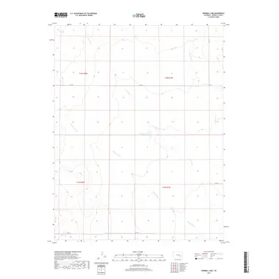 2019 Map of Windmill Lake, 2019 Print