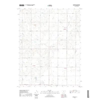 2018 Map of Windom NE, 2018 Print