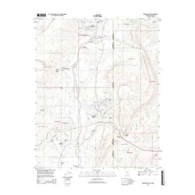 2014 Map of Window Rock, 2014 Print