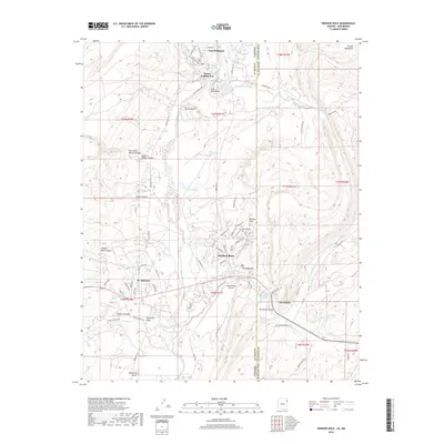 2018 Map of Window Rock, 2018 Print