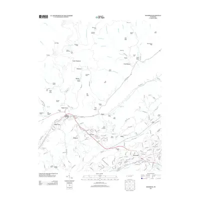 2013 Map of Windrock, 2013 Print