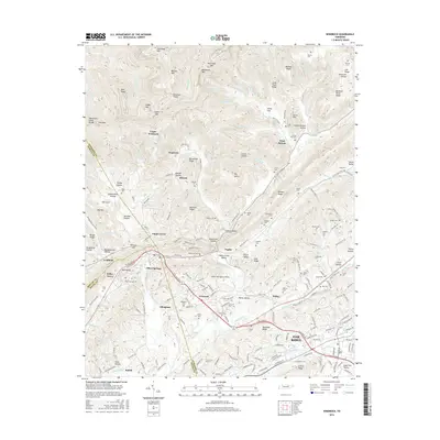 2016 Map of Windrock, 2016 Print