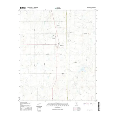 2016 Map of Windthorst, 2016 Print