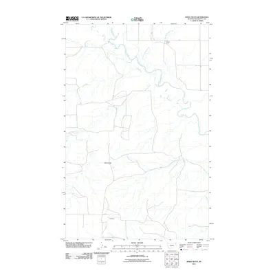 2011 Map of Windy Butte, 2011 Print