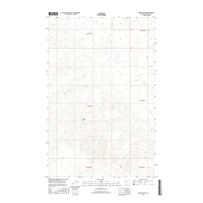 2017 Map of Windy Butte, 2017 Print