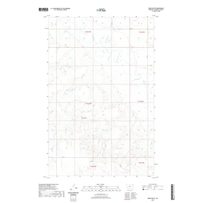 2020 Map of Windy Butte, 2020 Print