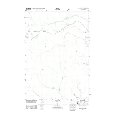 2012 Map of Windy Mountain, 2012 Print