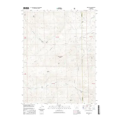 2016 Map of Windy Peak, 2016 Print