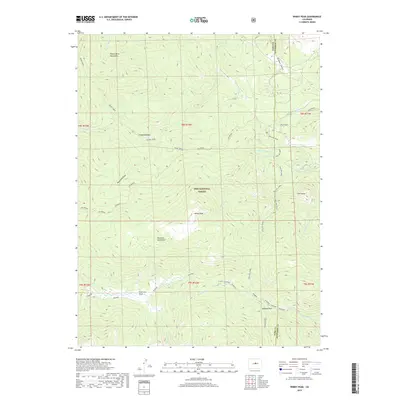 2019 Map of Windy Peak, 2019 Print