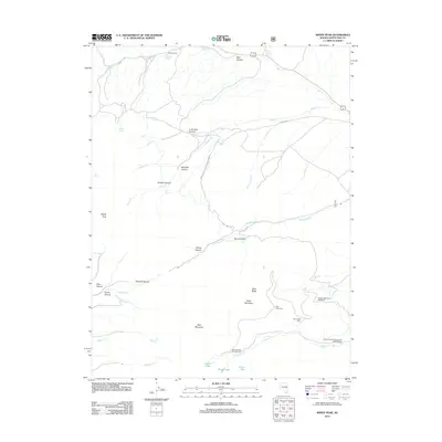 2012 Map of Windy Peak, 2012 Print