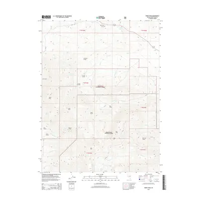2015 Map of Windy Peak, 2015 Print