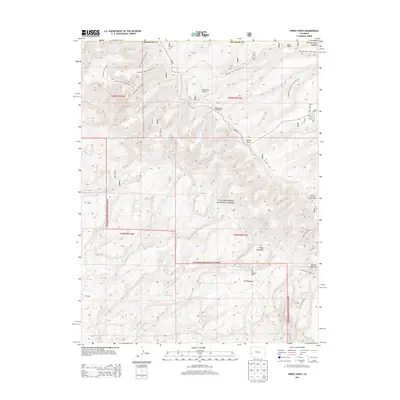 2013 Map of Windy Point, 2013 Print