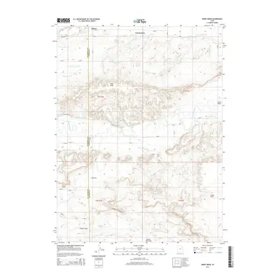 2014 Map of Windy Ridge, 2014 Print