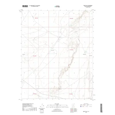 2018 Map of Windy Valley, 2018 Print