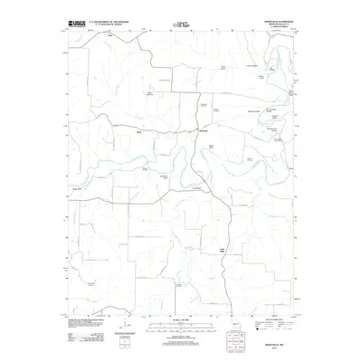 2011 Map of Windyville, 2011 Print