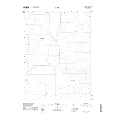 2018 Map of Wine Cup Ranch SE, 2018 Print