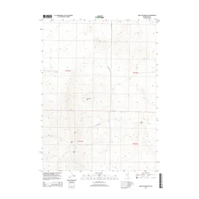2014 Map of Wine Cup Ranch SW, 2014 Print