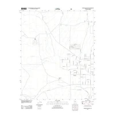 2012 Map of Wineglass Ranch, 2012 Print