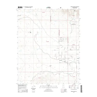 2014 Map of Wineglass Ranch, 2014 Print