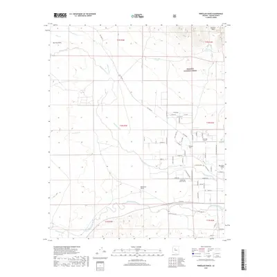 2018 Map of Wineglass Ranch, 2018 Print