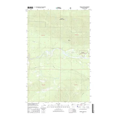 2017 Map of Winfield Creek, 2017 Print