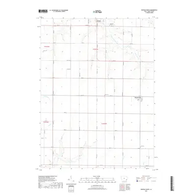2018 Map of Winfield South, 2018 Print