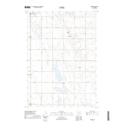 2017 Map of Winfred, 2017 Print