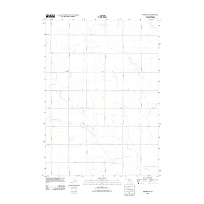 2012 Map of Winfred SE, 2012 Print