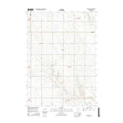 2015 Map of Winfred SE, 2015 Print