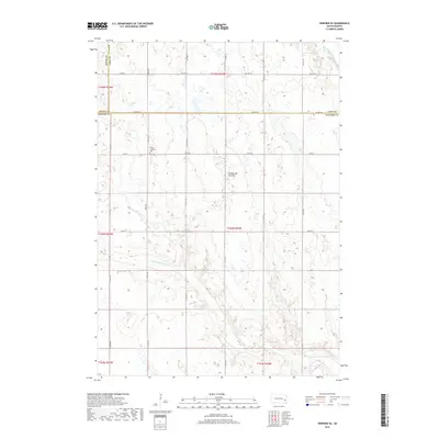 2017 Map of Winfred SE, 2017 Print