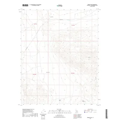 2018 Map of Wingate Pass, 2018 Print