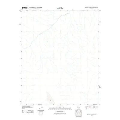 2012 Map of Wingate Wash East, 2012 Print
