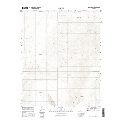 2015 Map of Wingate Wash East, 2015 Print