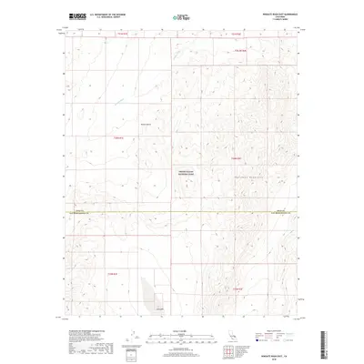 2018 Map of Wingate Wash East, 2018 Print