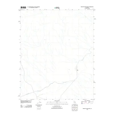 2012 Map of Wingate Wash West, 2012 Print