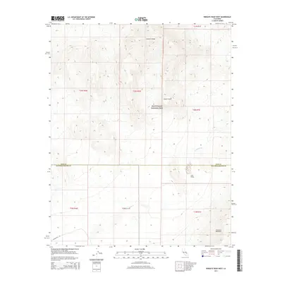2015 Map of Wingate Wash West, 2015 Print