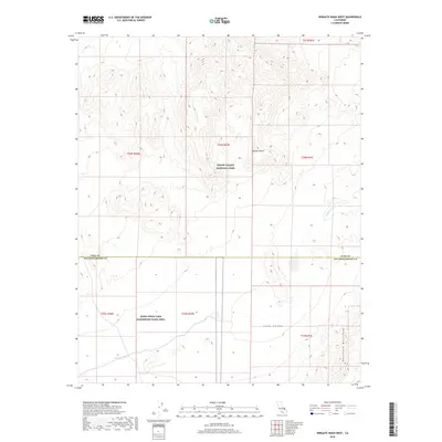 2018 Map of Wingate Wash West, 2018 Print